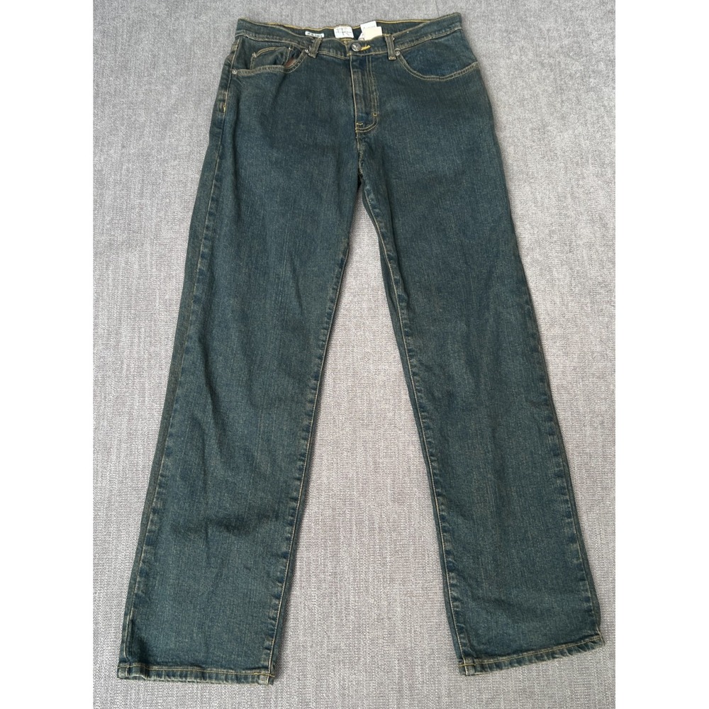 Vintage Calvin Klein Jeans Women 31 Blue Denim Dark Wash Straight Leg Streetwear